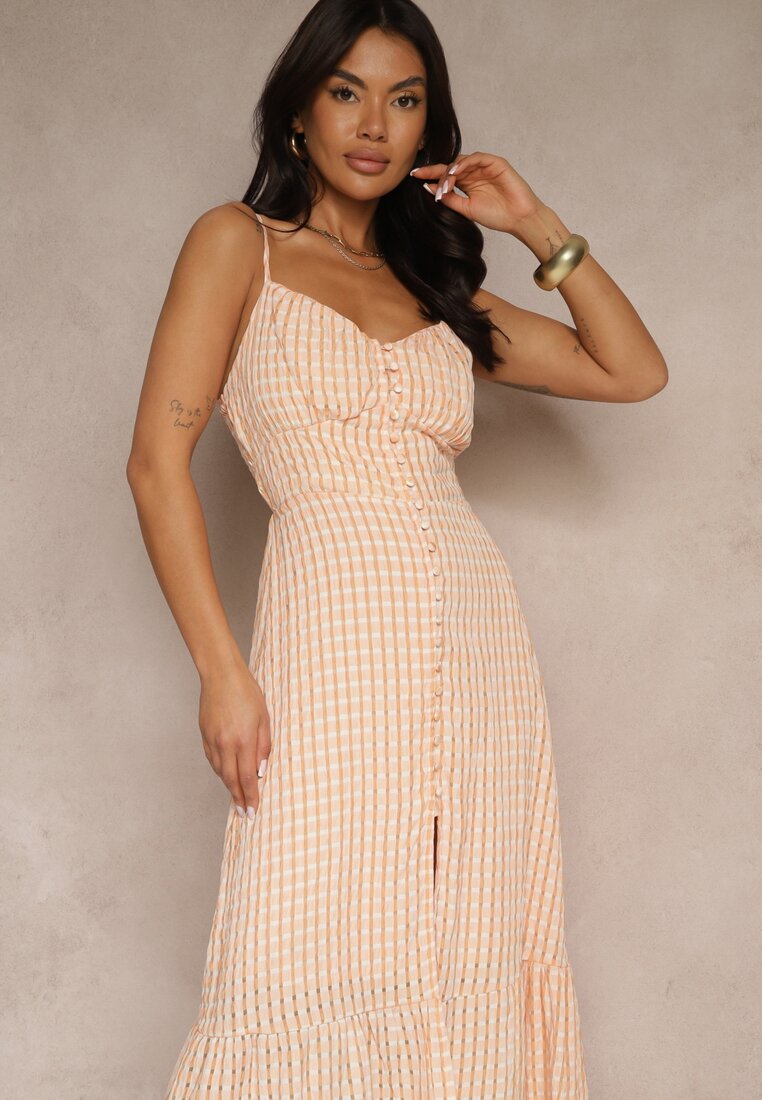 Rochie Efrisela Portocalie