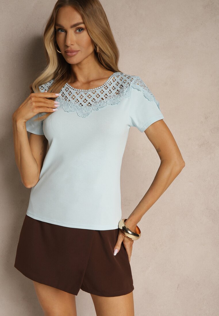 T-shirt Zareine Albastru deschis