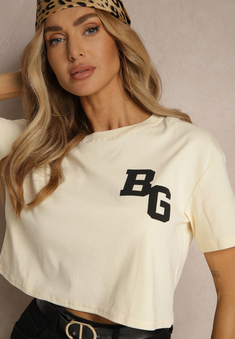 T-shirt Zarvela Galben deschis