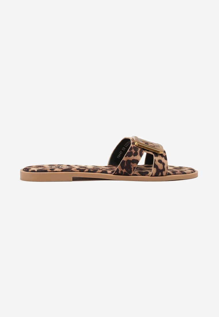 Papuci Saluvia Imprimeu leopard