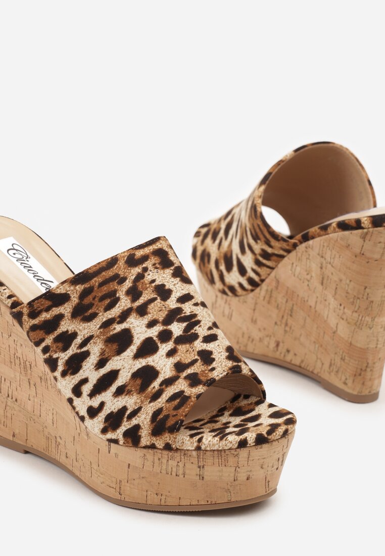 Papuci Glesana Imprimeu leopard