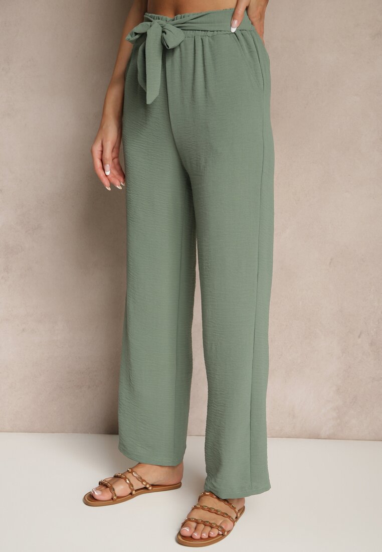 Pantaloni Salemira Verde închis
