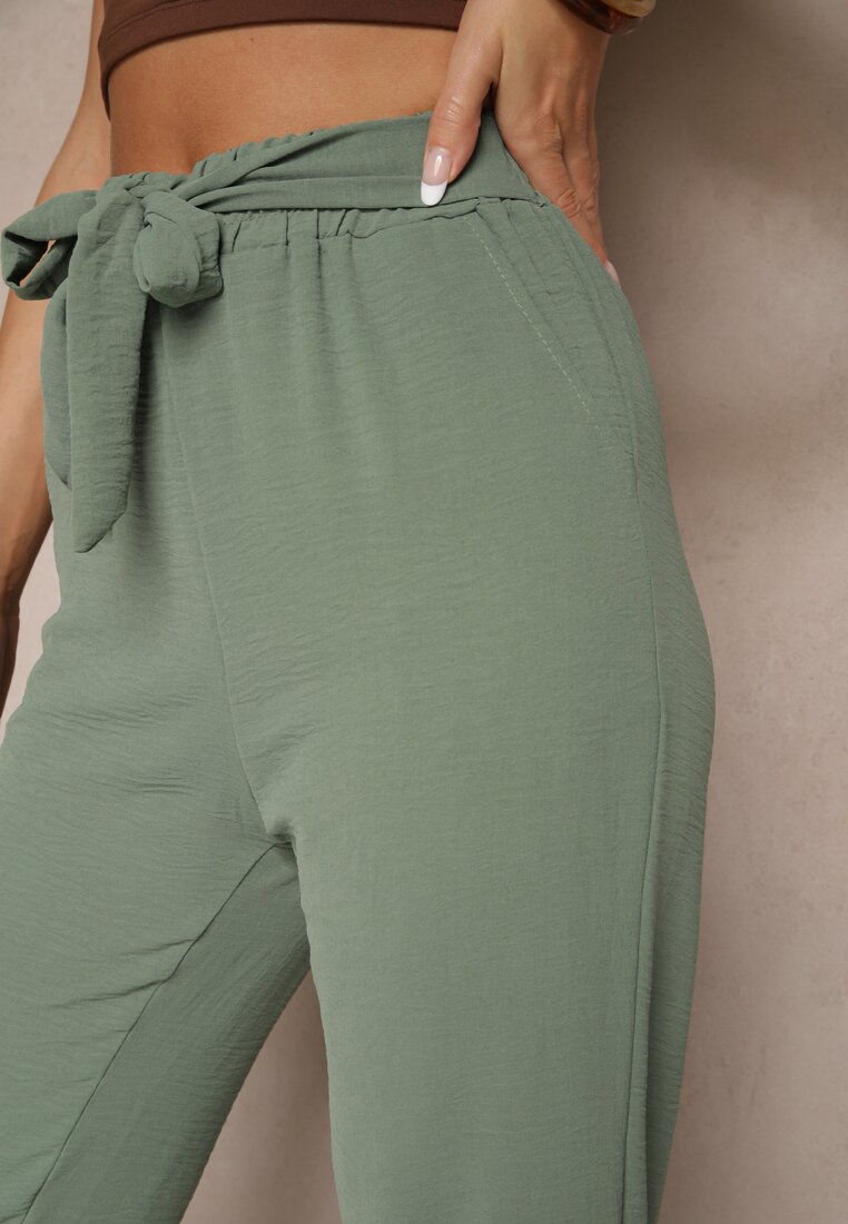 Pantaloni Salemira Verde închis