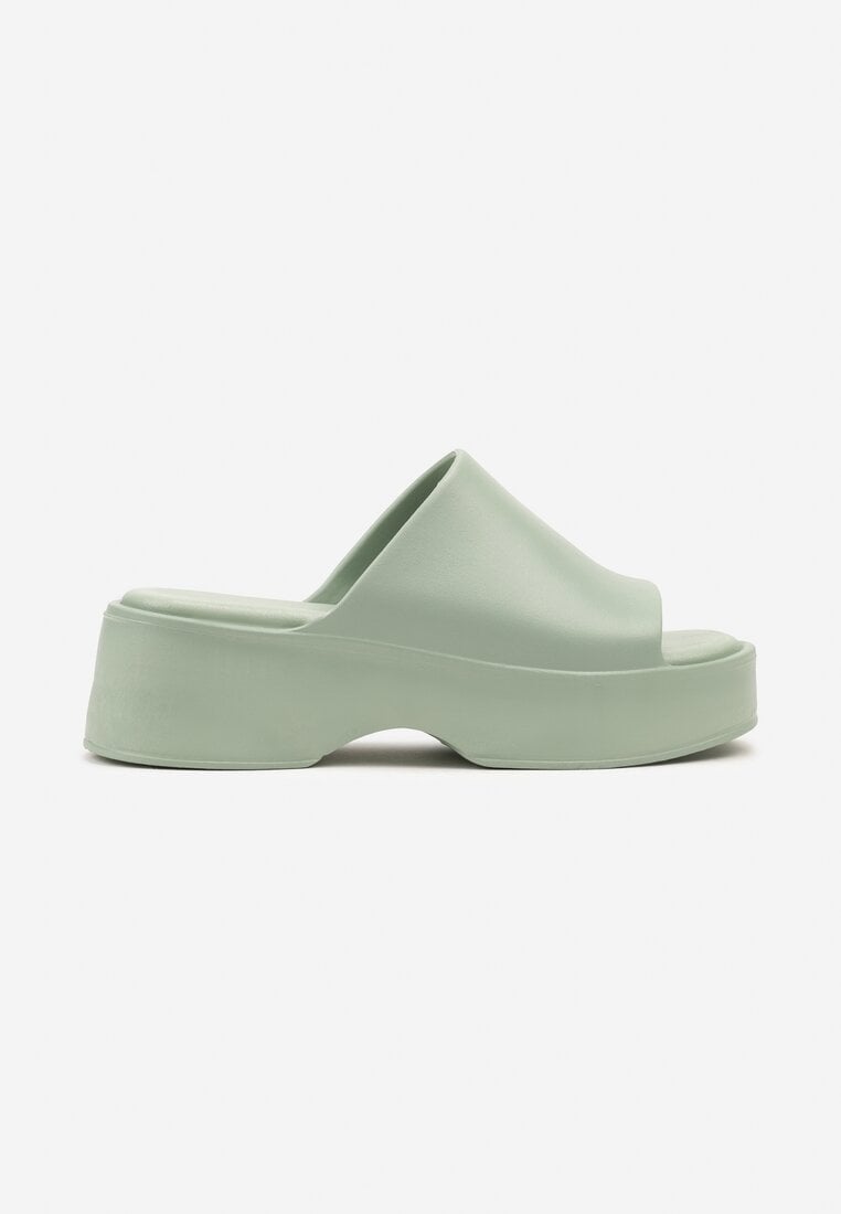 Papuci Flenira Verde închis