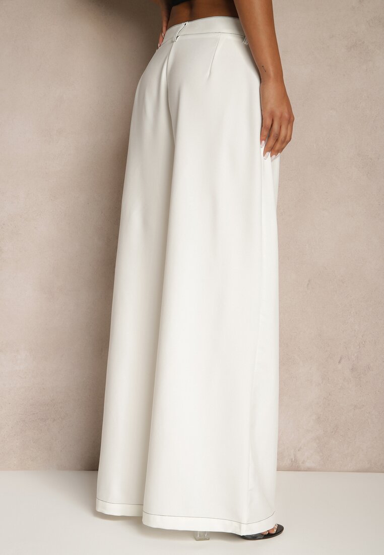 Pantaloni Linadia Albi