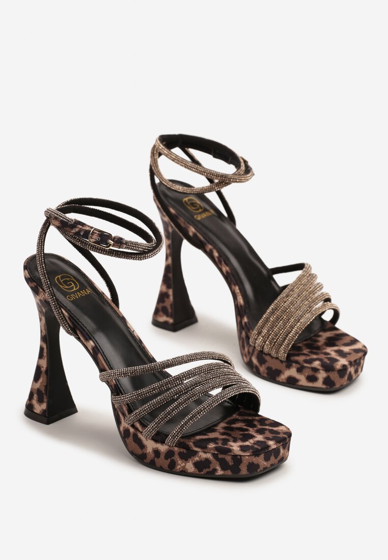 Sandale Atalitia Imprimeu leopard