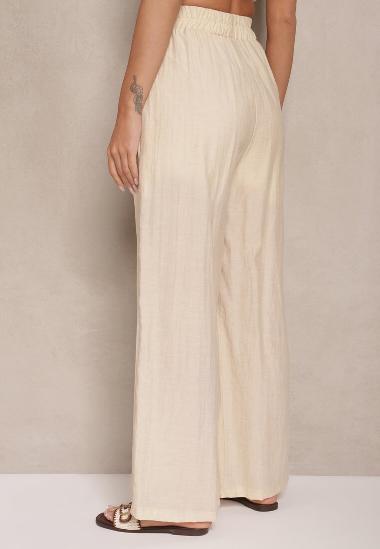 Pantaloni Bej deschis