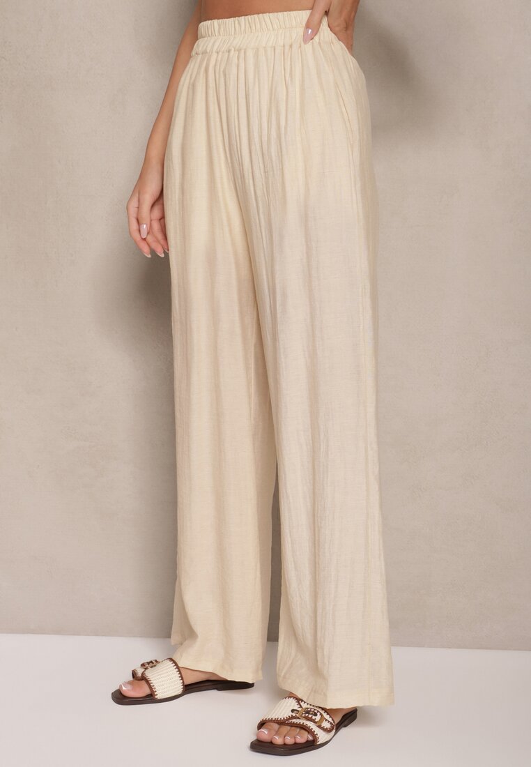 Pantaloni Bej deschis