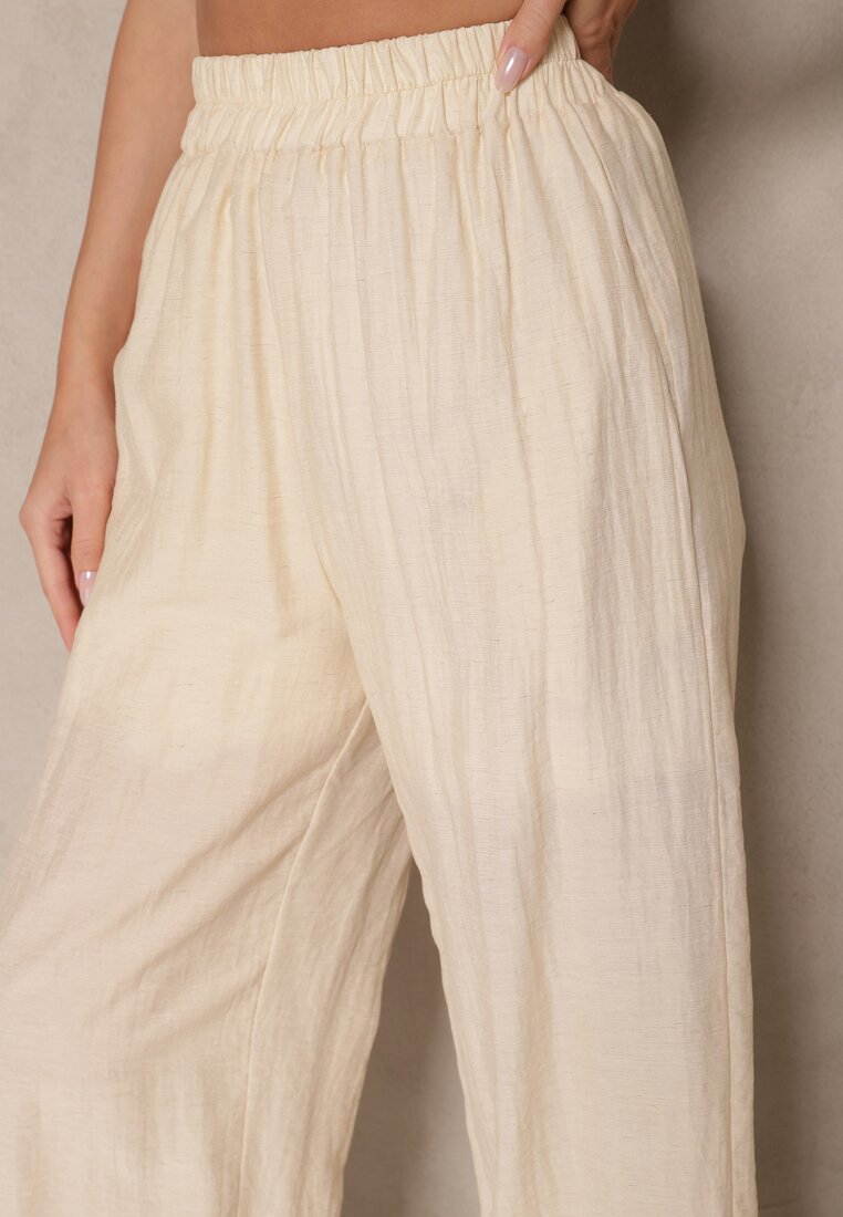 Pantaloni Bej deschis