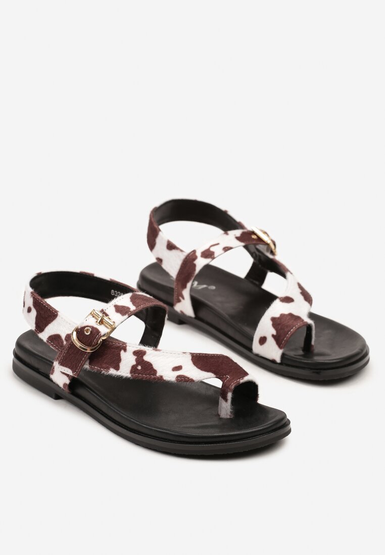 Sandale Reavessa Negru cu alb