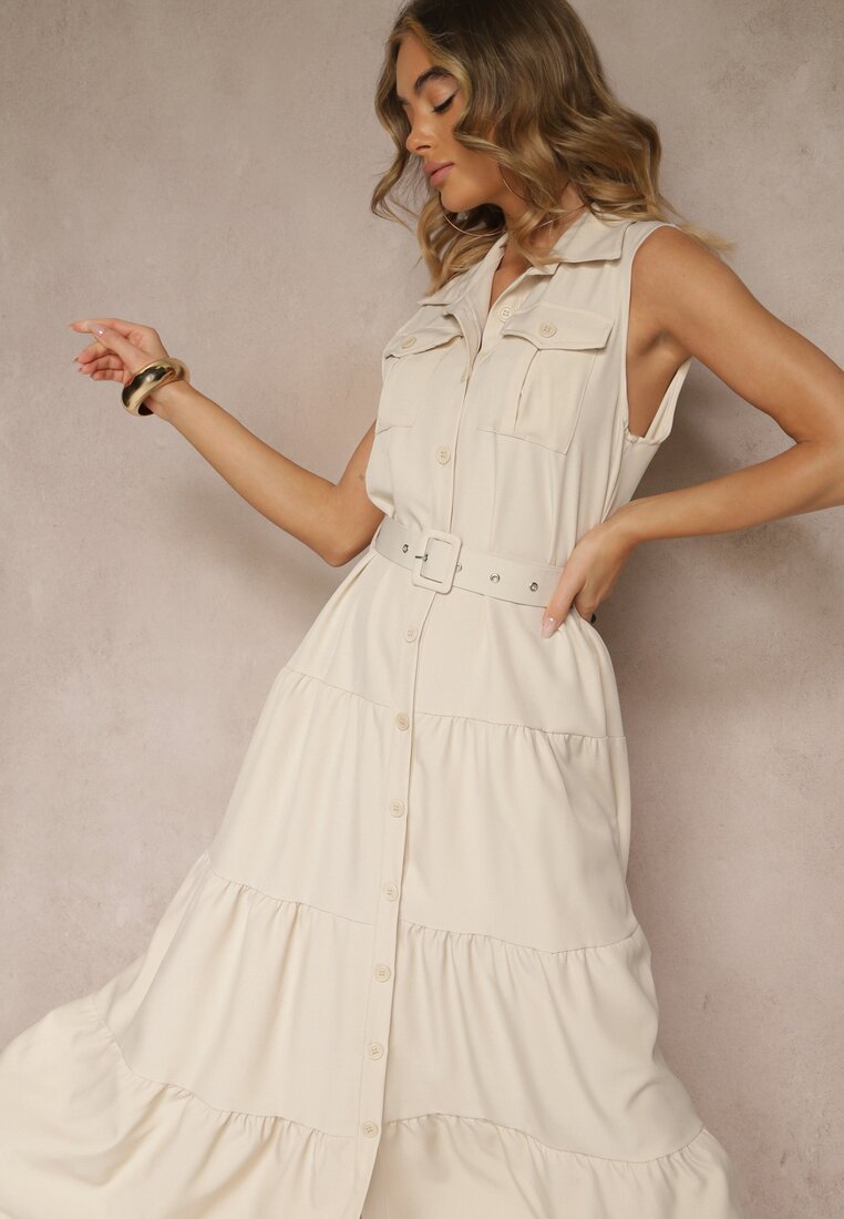 Rochie Maviosa Bej