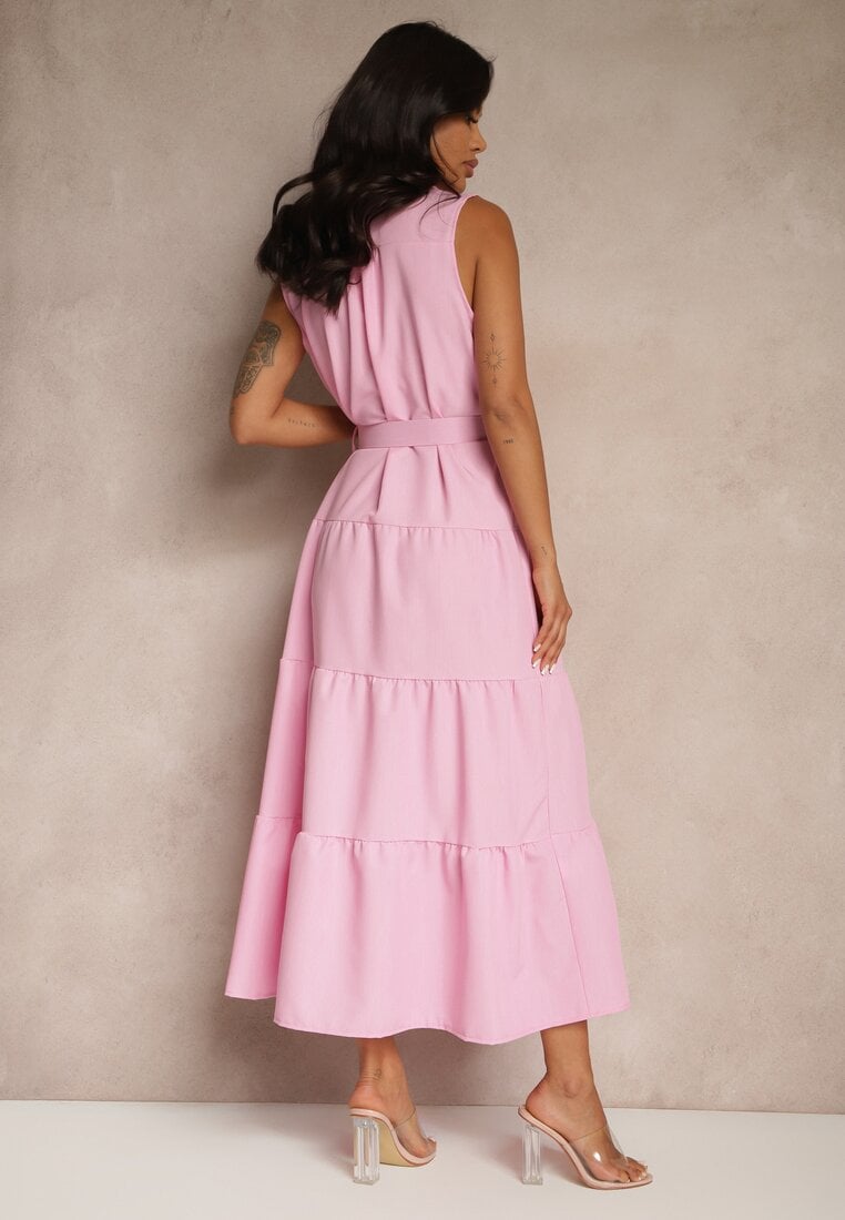 Rochie Maviosa Roz