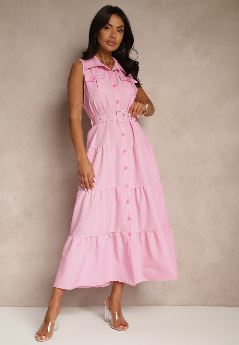 Rochie Maviosa Roz