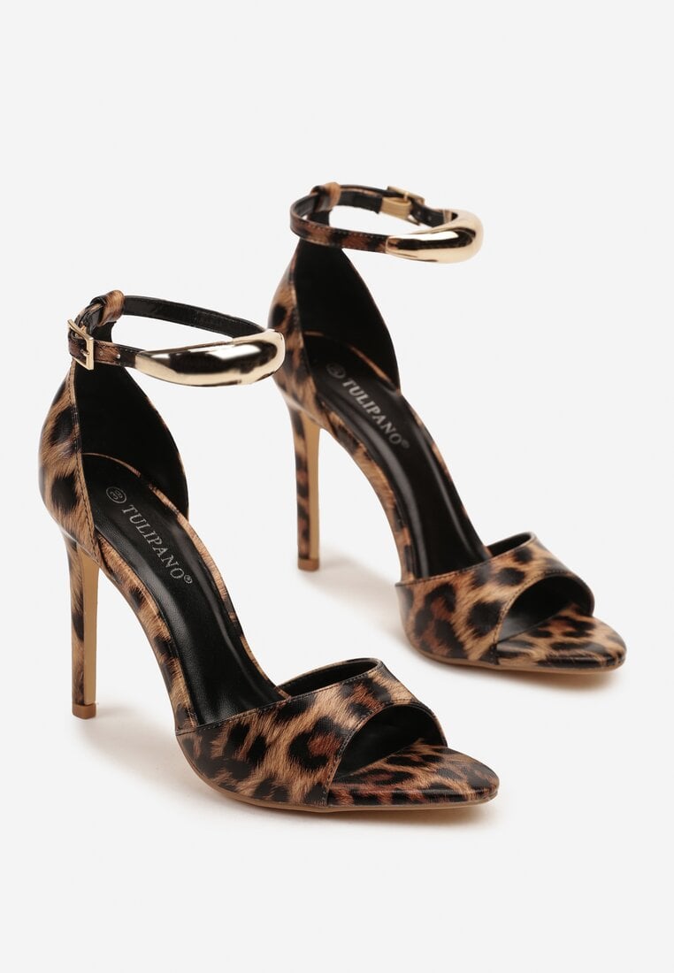 Sandale Idarelle Imprimeu leopard