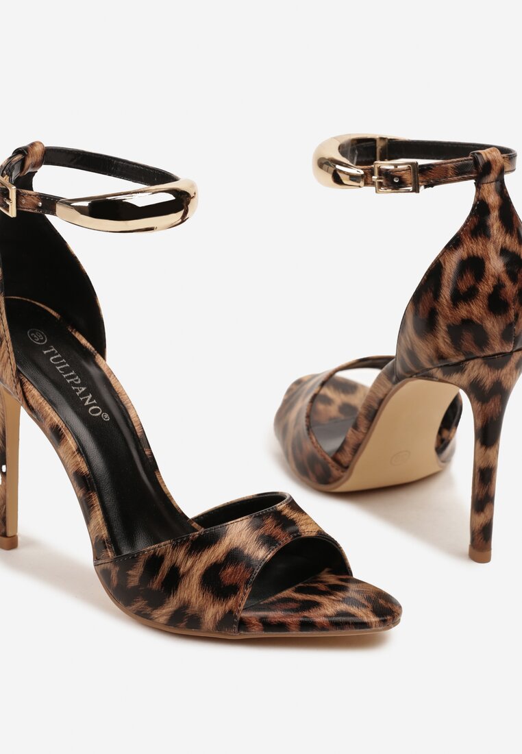 Sandale Idarelle Imprimeu leopard