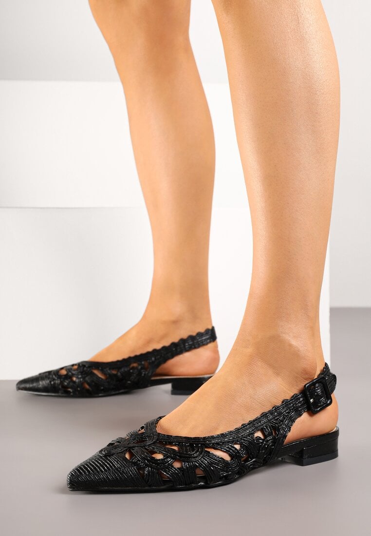Sandale Frolette Negre