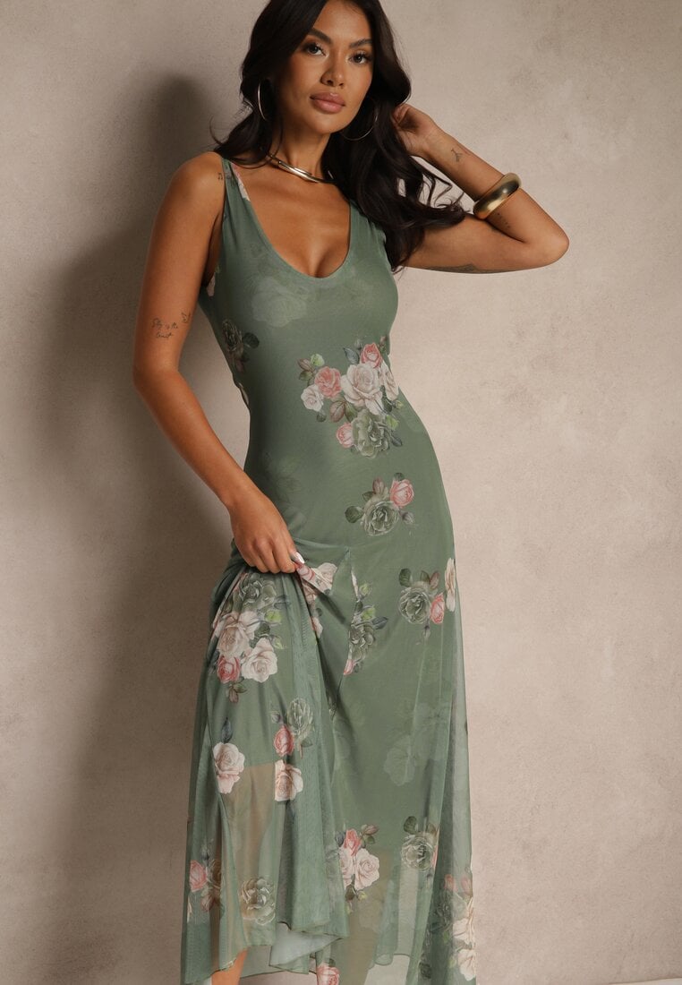 Rochie Milosea Verde închis