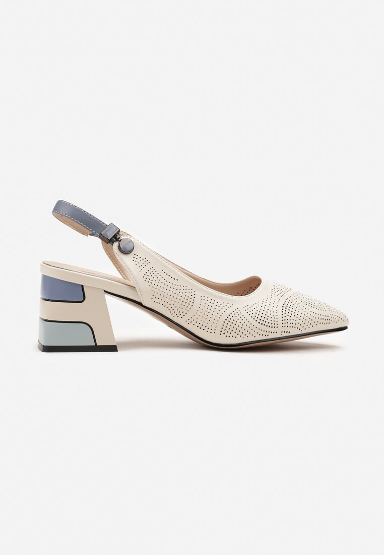 Pantofi cu toc Milanelle Bej