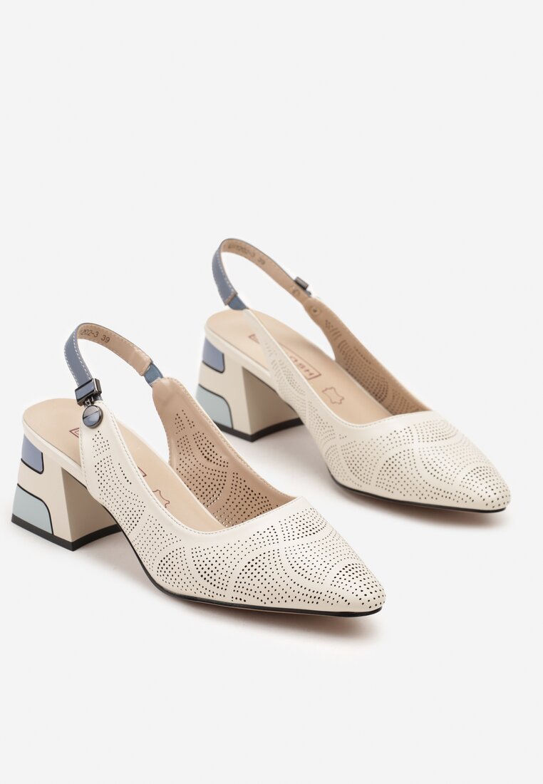 Pantofi cu toc Milanelle Bej