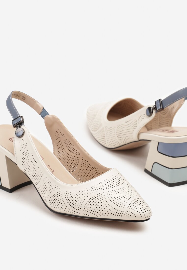 Pantofi cu toc Milanelle Bej
