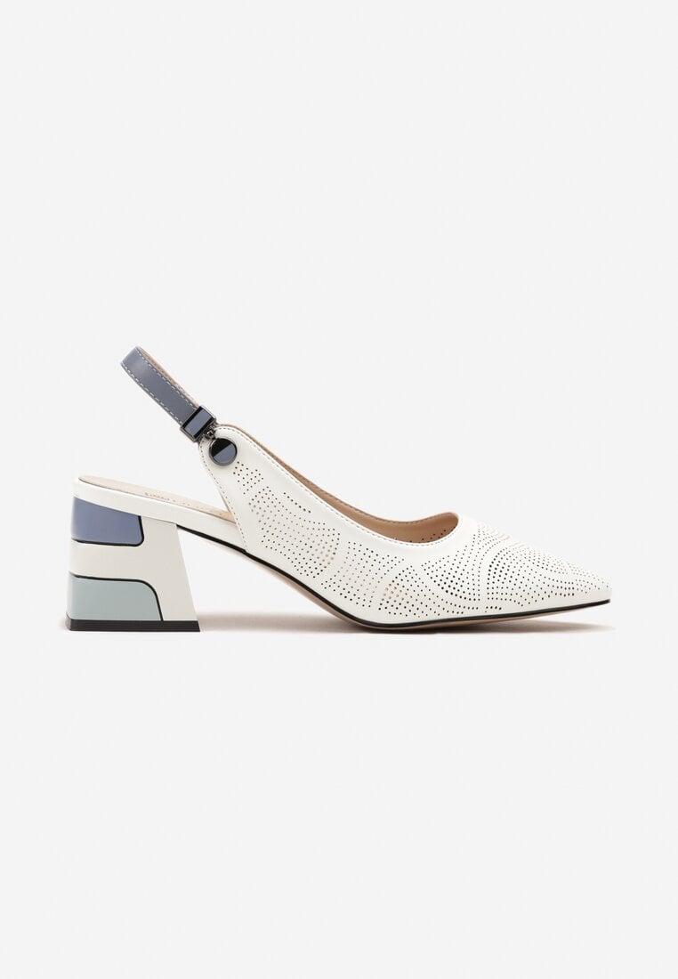 Pantofi cu toc Milanelle Albi