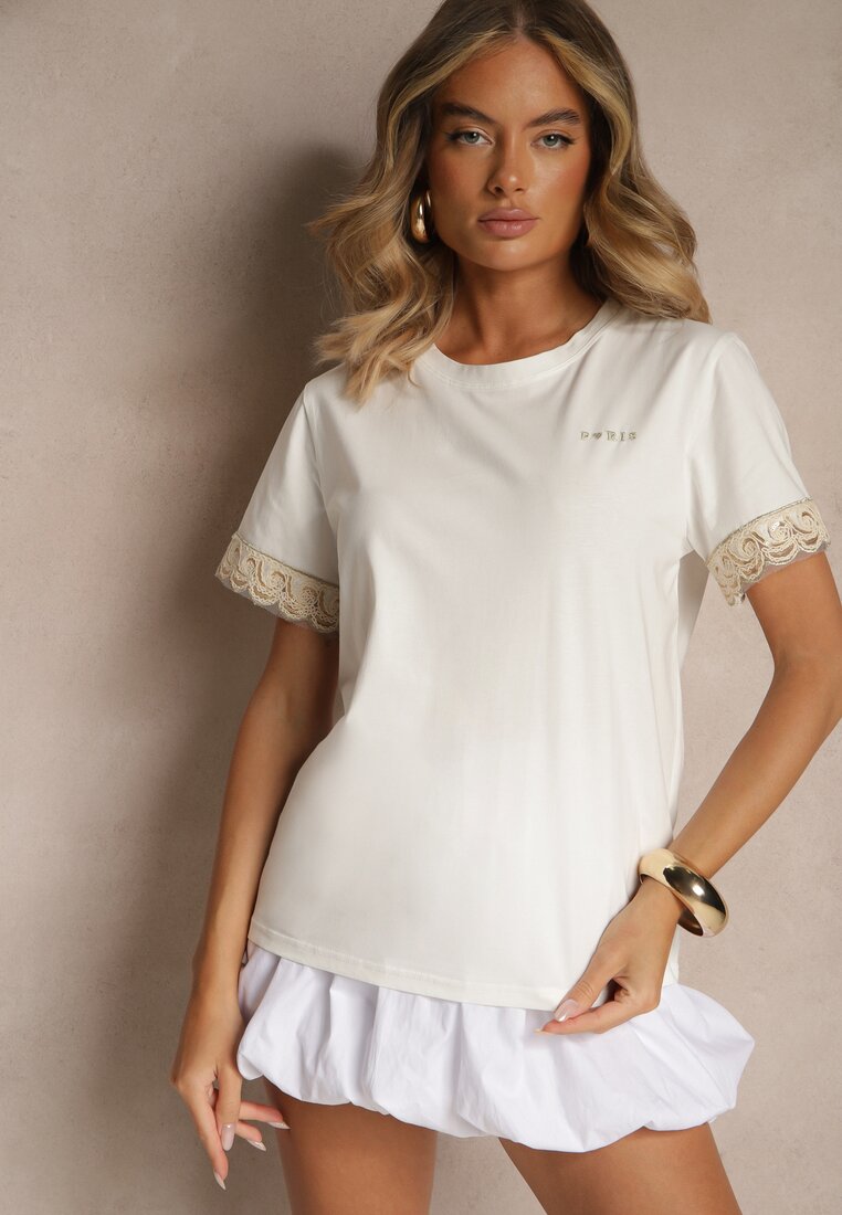 T-shirt Drane Alb