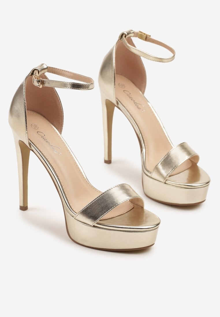 Pantofi stiletto Addsea Aurii