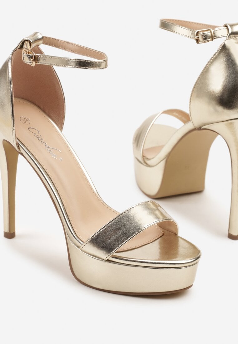 Pantofi stiletto Addsea Aurii