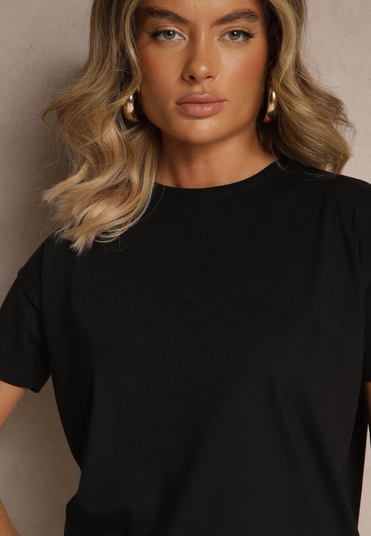 T-shirt Zilona Negru