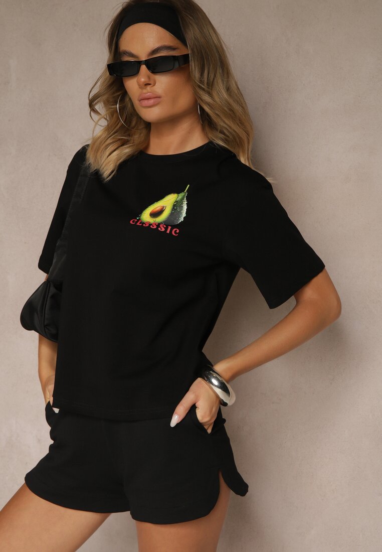 T-shirt Tilannia Negru
