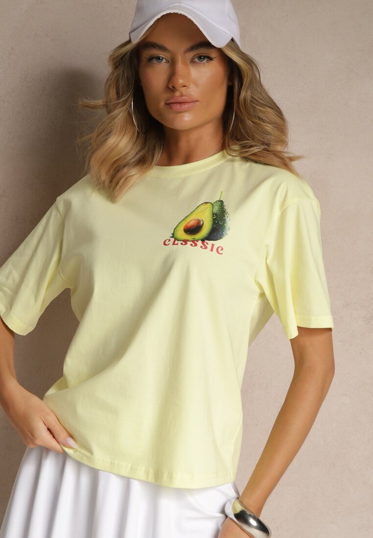 T-shirt Tilannia Galben