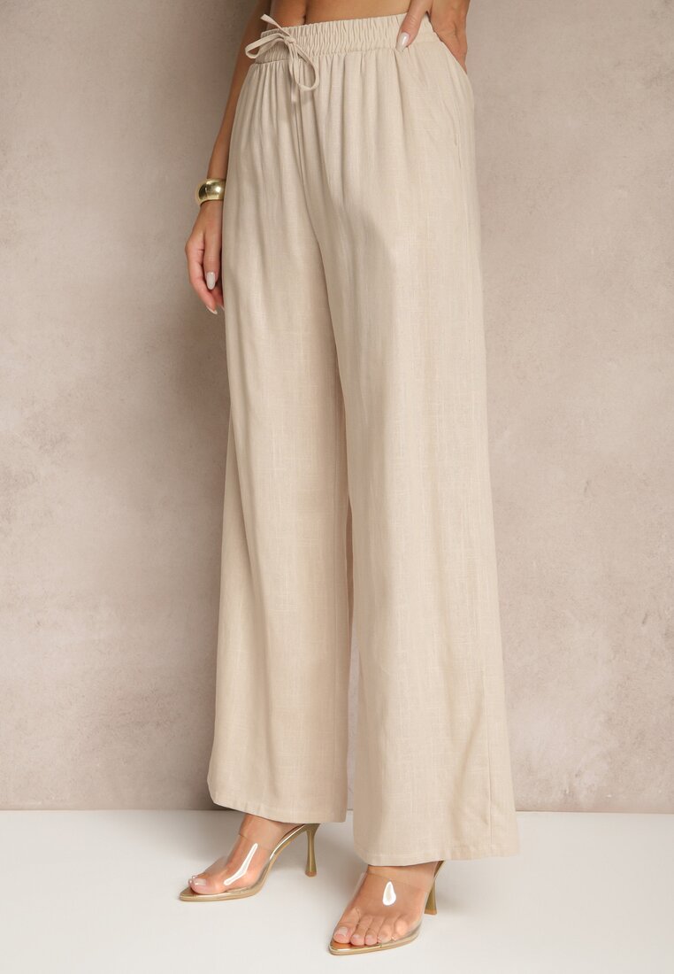 Pantaloni Filarive Bej deschis
