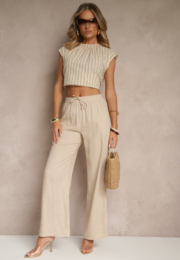 Pantaloni Filarive Bej deschis