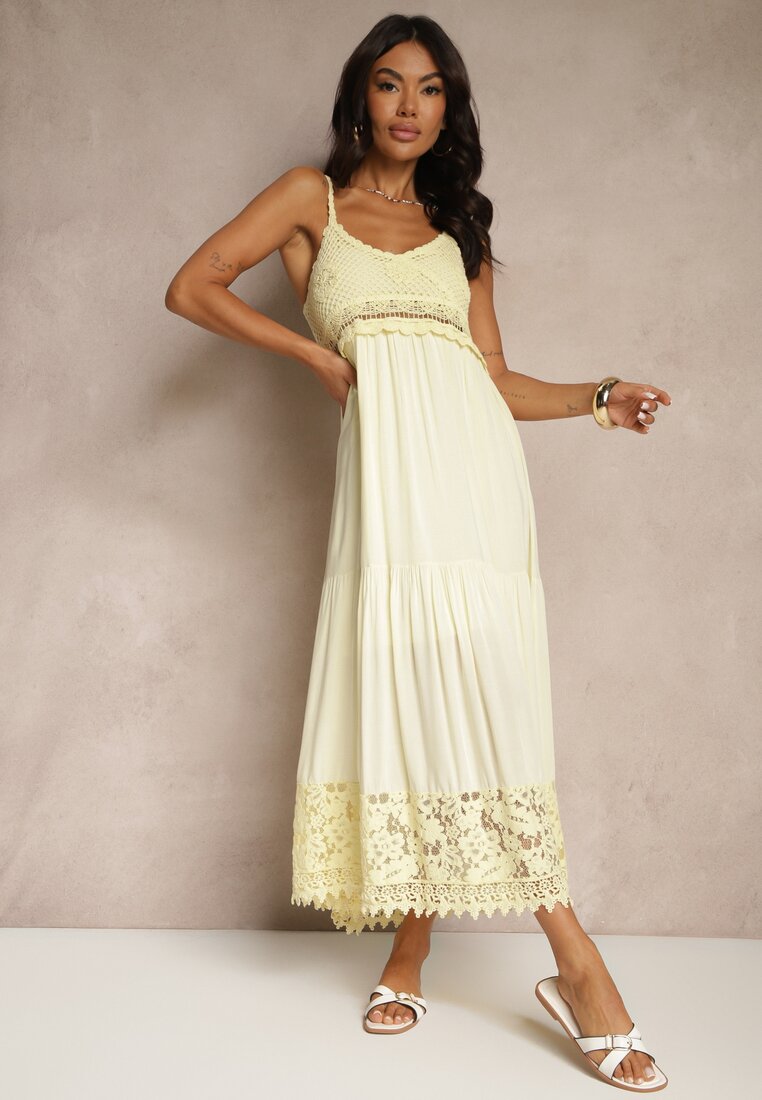 Rochie Filaniela Galbenă