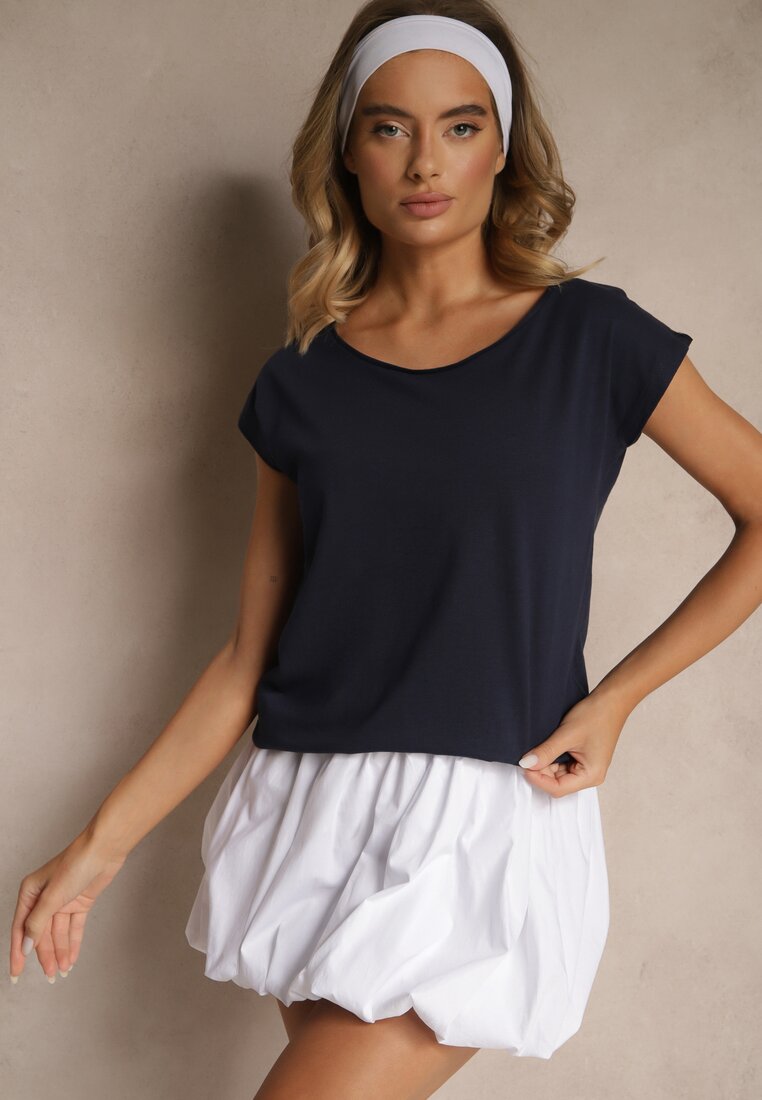 T-shirt Ralotea Bleumarin