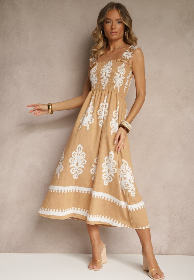 Rochie Aloxe Bej închis