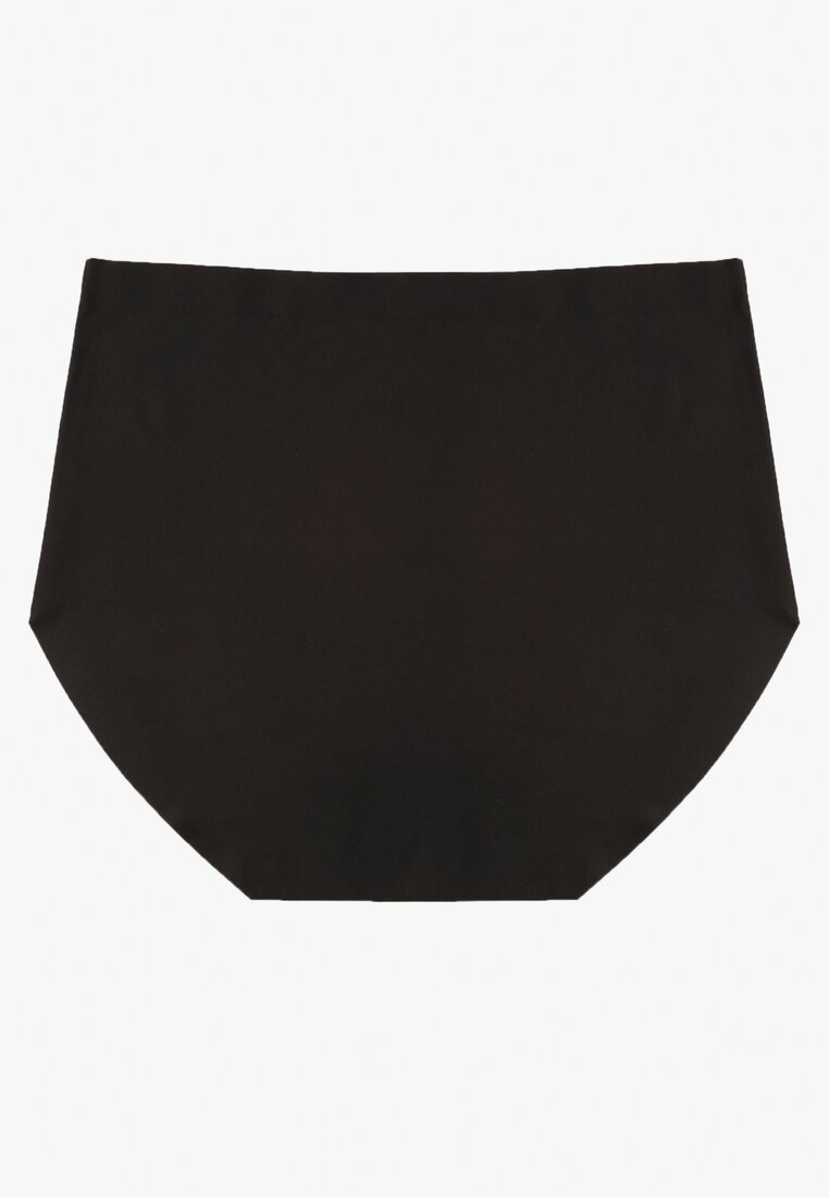 Czarne Bezszwowe Majtki Figi High Waist Dolevia