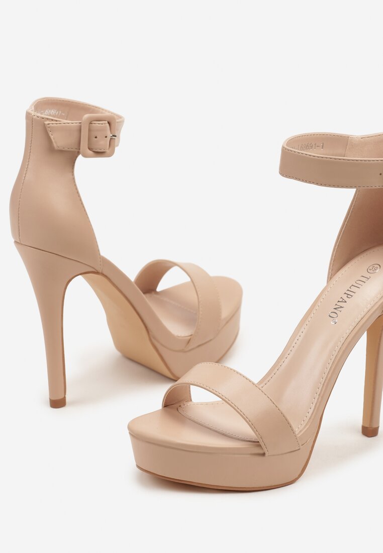 Pantofi stiletto Nilaurea Bej