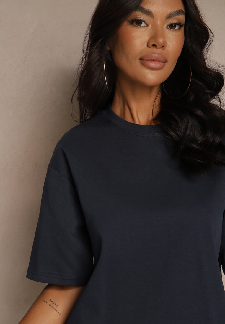 T-shirt Bleumarin