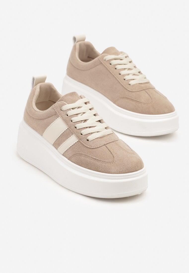 Sneakers Bej închis