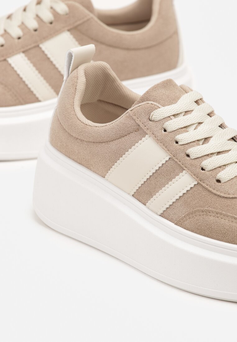 Sneakers Bej închis