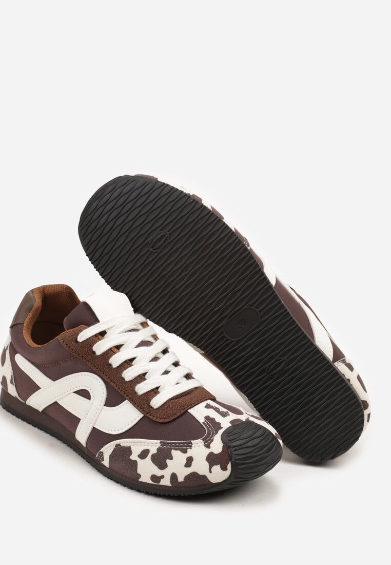 Wielokolorowe Sneakersy z Geometrycznym Wzorem Arnenta
