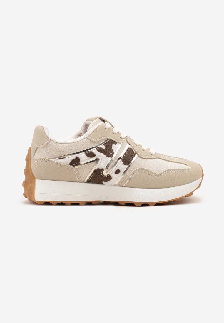 Czarno-Białe Sneakersy Ozdobione Geometrycznym Motywem Rilameia