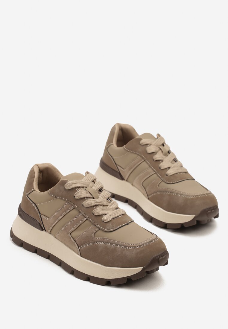 Sneakers Lulline Bej închis