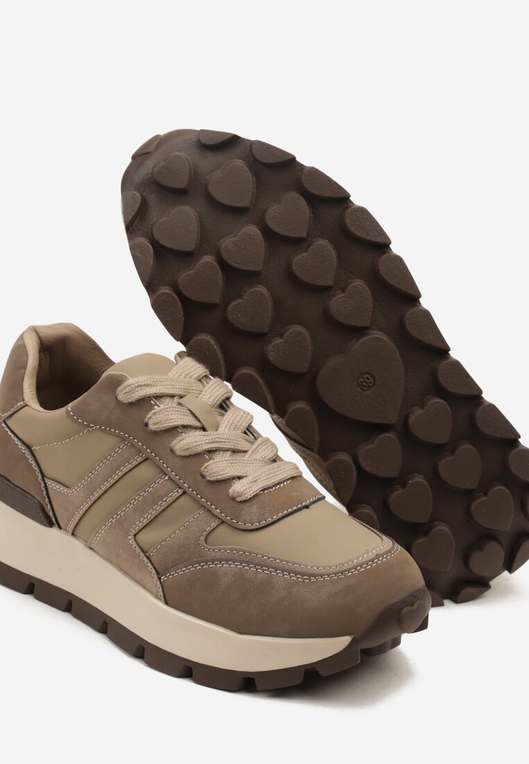 Sneakers Lulline Bej închis