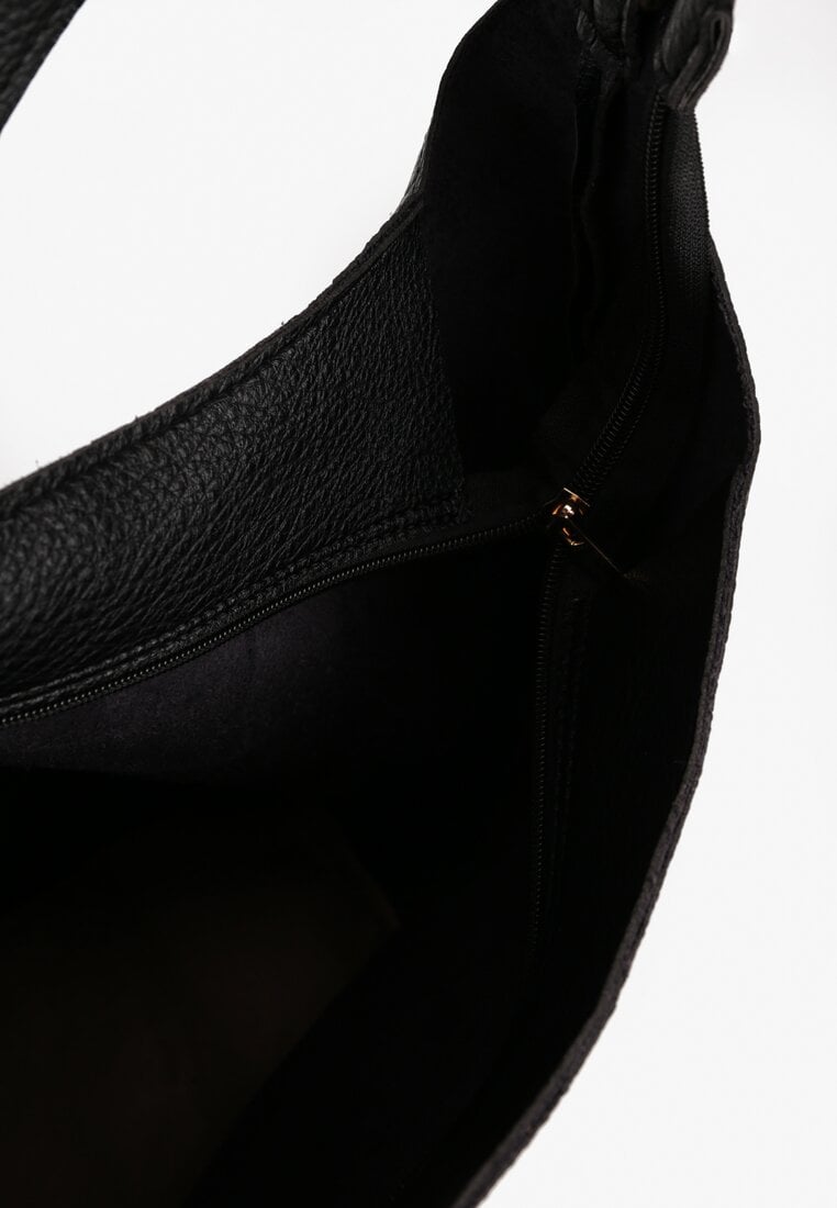 Czarna Torebka Hobo z Kosmetyczką i Paskiem Crossbody Zarosea