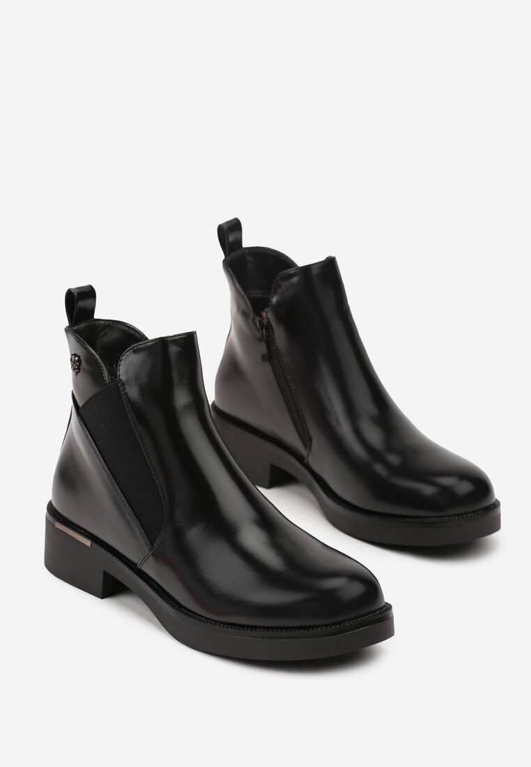 Botine Meralie Negre