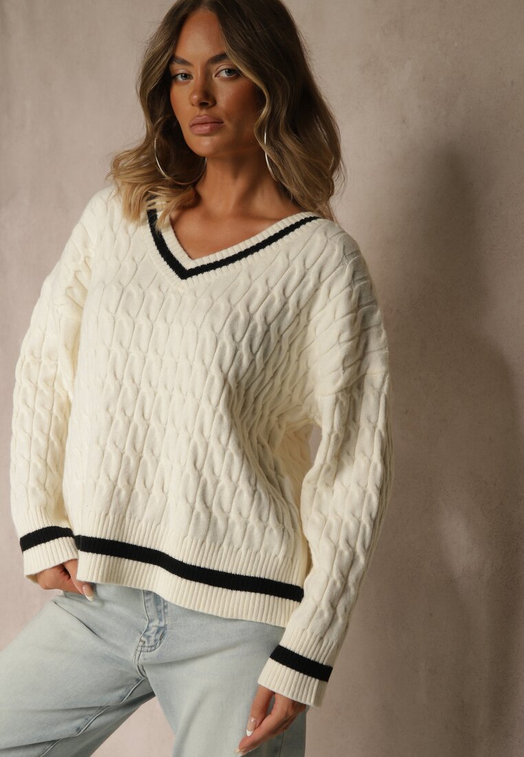 Pulover Belmire Bej deschis