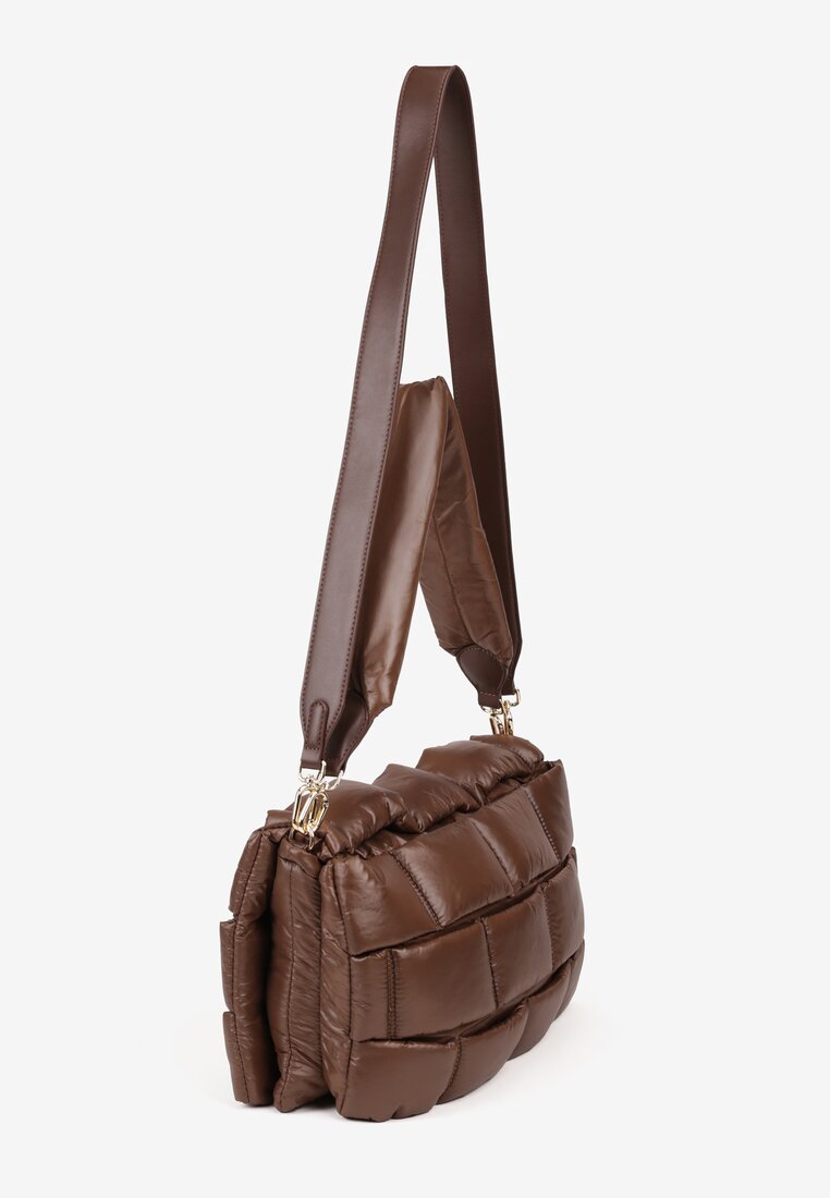 Brązowa Torebka na Ramię Typu Puffer Bag Norriva
