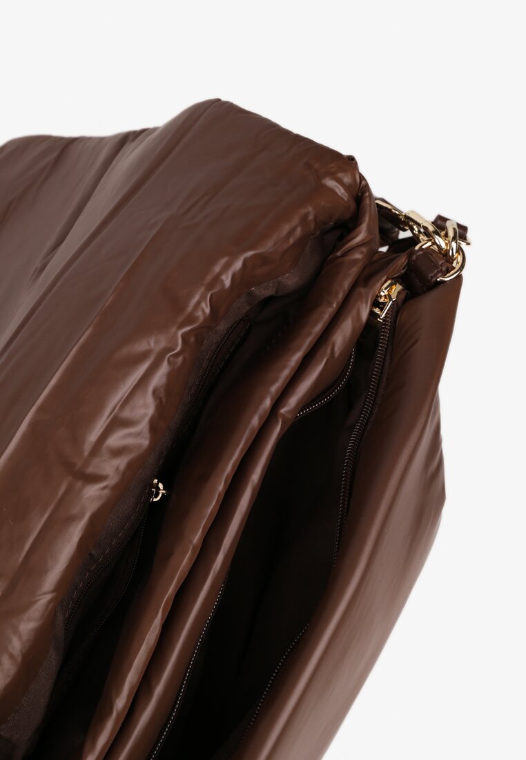 Brązowa Torebka na Ramię Typu Puffer Bag Norriva